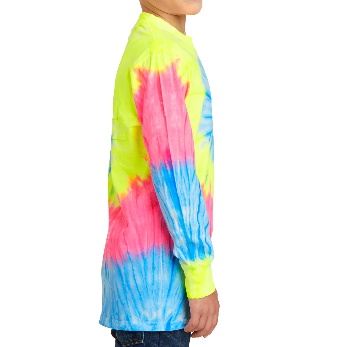 Youth Tie-Dye Long Sleeve Tee