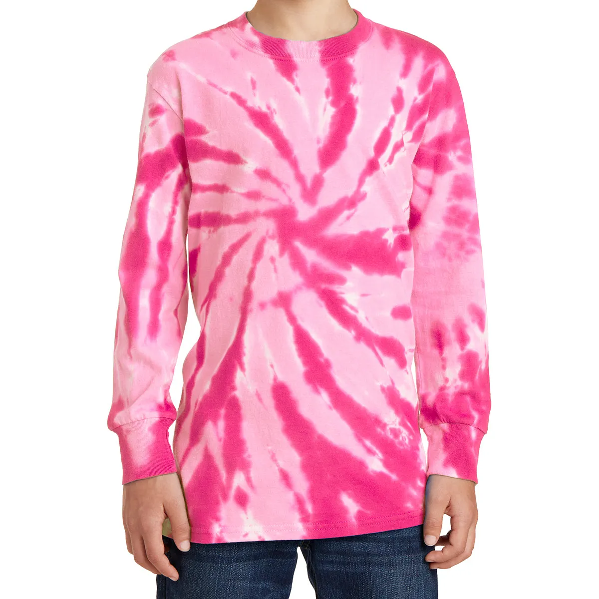 Youth Tie-Dye Long Sleeve Tee