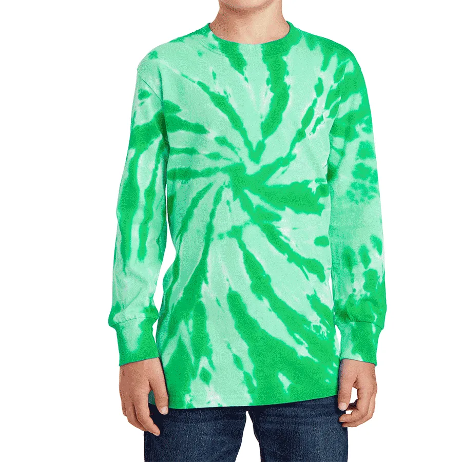 Youth Tie-Dye Long Sleeve Tee