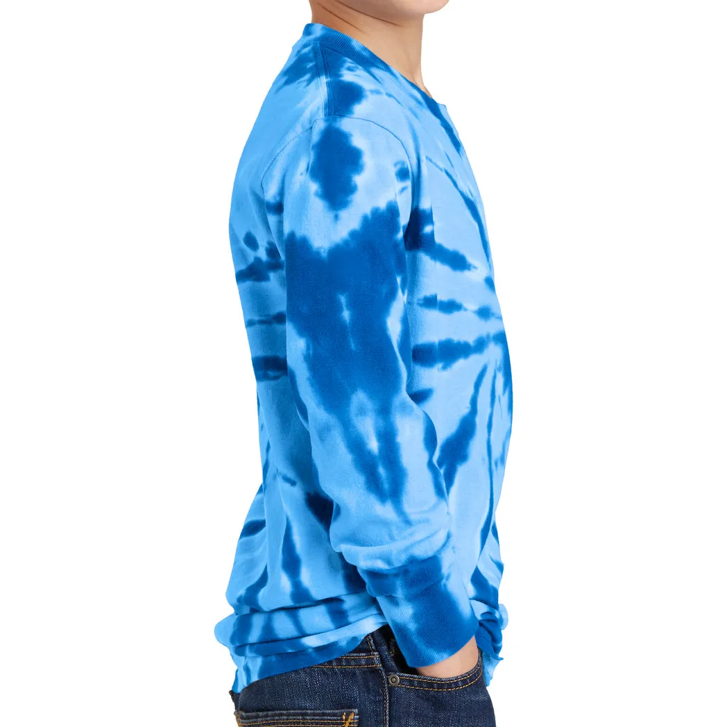 Youth Tie-Dye Long Sleeve Tee
